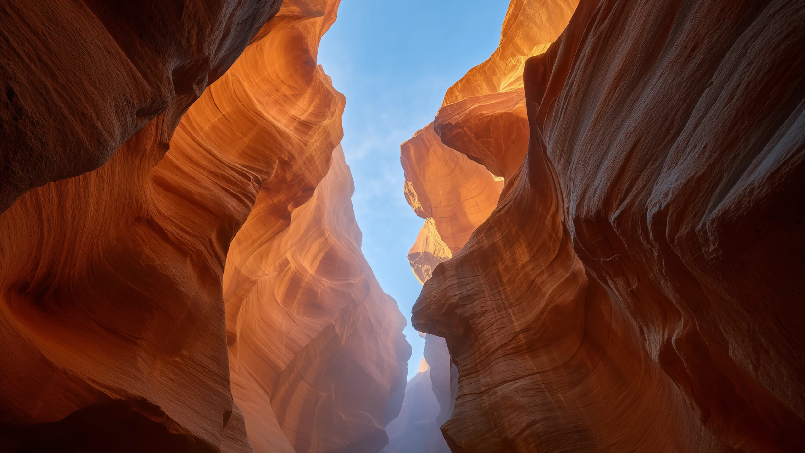 Antelope Canyon at sunrise